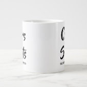 Grappige Schenkt De Sjekken Grote Koffiekop (Voorkant)