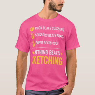 Grappige Schets Kunstenaar Tekening Liefhebber T-shirt