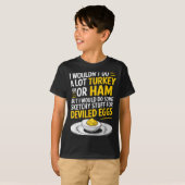 Grappige Schetsachtige Dingen Voor Gebruinde Eiere T-shirt (Voorkant volledig)
