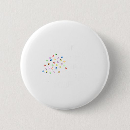 Grappige Schijn Helder Als Een Bel Licht Kerst Pca Ronde Button 5,7 Cm (Voorkant)