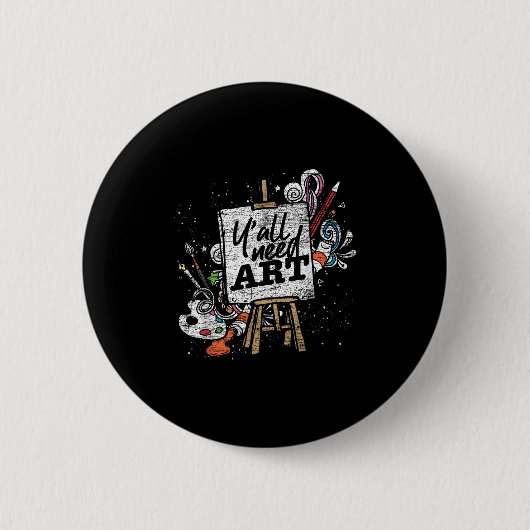 Grappige schilder heeft tekenaar nodig ronde button 5,7 cm (Voorkant)