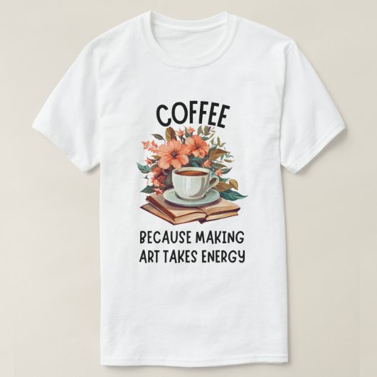 Grappige schilder plus koffie liefhebber t-shirt (Design voorkant)