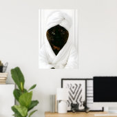 Grappige schildpad badkamerprint, schildpad poster (Thuiskantoor)