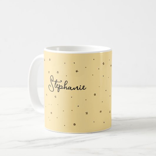 Grappige schildpad Gemini Zodiac Katten, Sterrente Koffiemok (Voorkant links)