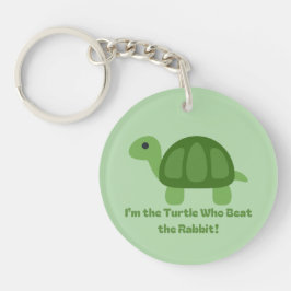 Grappige schildpad Ik ben de schildpad die het kon Sleutelhanger
