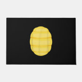 Grappige schildpad schaal luie Halloween kostuum c Deurmat (Voorkant)