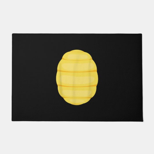 Grappige schildpad schaal luie Halloween kostuum c Deurmat (Voorkant)