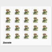 Grappige Schildpad Sticker – Ik Ben Onderweg (Vel)