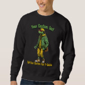 Grappige Schildpad Stijlvolle Dieren Mode Trui (Voorkant)