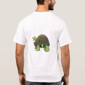 Grappige Schildpad Vader Heren T-shirts (Achterkant)