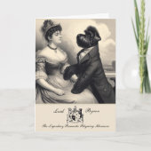 Grappige Schnauzer Byron Groeten Kaart (Voorkant)