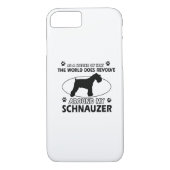grappige SCHNAUZER-design Case-Mate iPhone Case (Achterkant)