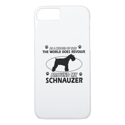 grappige SCHNAUZER-design Case-Mate iPhone Case (Achterkant)