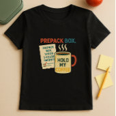 Grappige school aanbod lijst ouder; verwarde ouder t-shirt