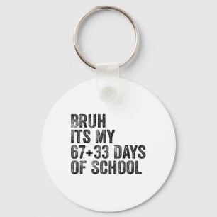 Grappige School Aftelling Student Leraar Klaslokaa Sleutelhanger