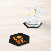 Grappige School Counselor Love Halloween Kartonnen Onderzetters (Insitu)