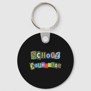 Grappige School Counselor Waardering Vrouwen Sleutelhanger
