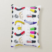 Grappige school levert personages. accent kussen (Achterkant (Verticaal))