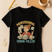 Grappige school papierwerk ouder; professionele vo t-shirt