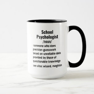 Grappige School Psycholoog Definitie geschenken Mok