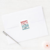 Grappige Schoolbegeleider Sorry Gezegd Wijziging R Ronde Sticker (Envelop)