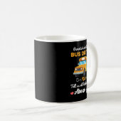 Grappige schoolbus chauffeur cadeau ouders wees le koffiemok (Voorkant rechts)