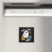 Grappige schoolconciërge Schoonmaker Geest Hallowe Magneet (Insitu (Vaatwasser))
