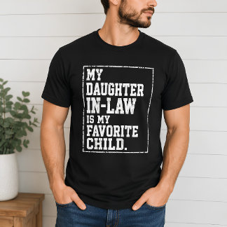 Grappige Schoondochter Favoriete Kind Grap T-shirt