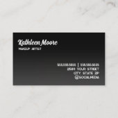 💅 Grappige schoonheidsspecialiste make-up schoonh Visitekaartje (Achterkant)