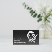 💅 Grappige schoonheidsspecialiste make-up schoonh Visitekaartje (Staand voorkant)