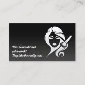 💅 Grappige schoonheidsspecialiste make-up schoonh Visitekaartje (Voorkant)