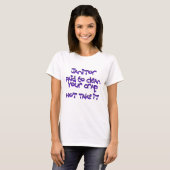 Grappige Schoonmaker T-shirt (Voorkant volledig)