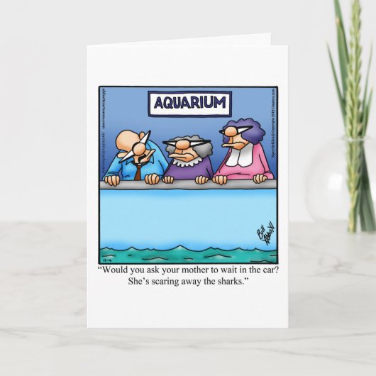 Grappige Schoonmoeder Humor Wenskaart Kaart (Voorkant)