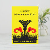 Grappige Schoonmoeder Kaart (Staand voorkant)