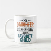 Grappige Schoonzoon Favoriete Kind Koffiemok (Links)