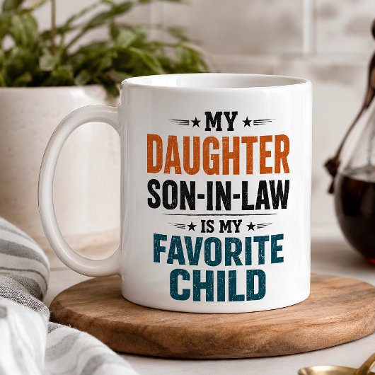 Grappige Schoonzoon Favoriete Kind Koffiemok