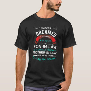 Grappige schoonzoon van een verdomd geweldige scho t-shirt