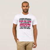 Grappige schoonzoon van schoonmoeder t-shirt (Voorkant volledig)
