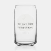 Grappige Schorpioen Sterrenbeeld Verjaardagsvakant Blikvorm Glas (Achterkant)
