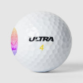 Grappige Schotse Hoogland Koe Golfballen (Logo)