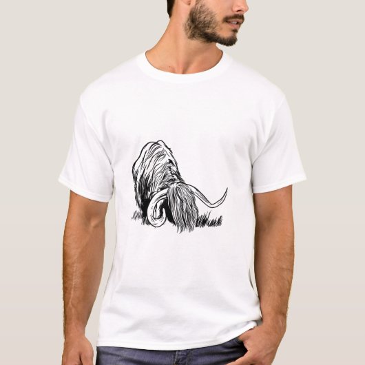 Grappige Schotse Hooglanders Koe T-shirt (Voorkant)