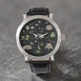 Grappige Schreeuwende Opossum Heren Cadeau Horloge