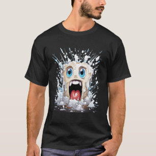 Grappige schreeuwende tand Tandarts Tanden Squad H T-shirt