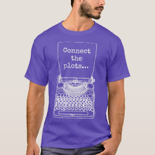 Grappige schrijver Schrijver Novelist Verbind de p T-shirt