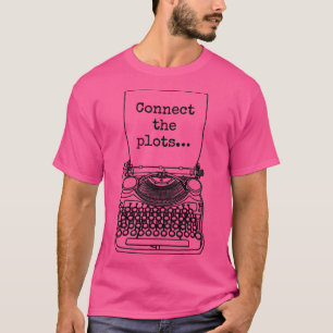 Grappige schrijver Schrijver Novelist Verbind de p T-shirt