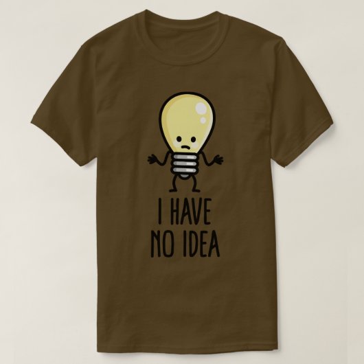 Grappige schrijvers blokkeren gloeilamp Ik heb gee T-shirt (Design voorkant)