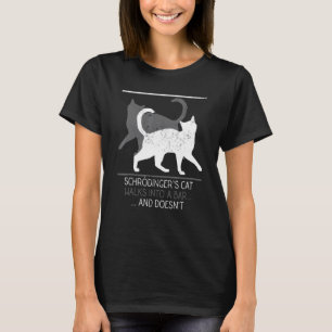 Grappige Schrödingers Kat Fysica T-shirt