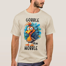 Grappige schrok tot je wiebelt t-shirt