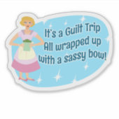 Grappige Schuldreis Ingepakt Sarcastische Zin Sticker (Voorkant)