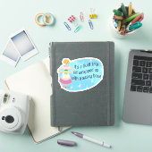 Grappige Schuldreis Ingepakt Sarcastische Zin Sticker (iPad Cover)
